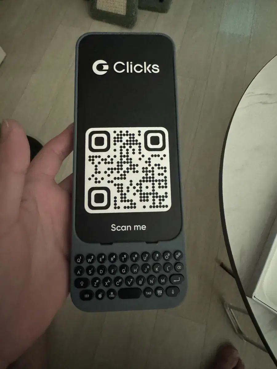 clicks 클릭스 아이폰 15 프로맥스용 키보드 케이스