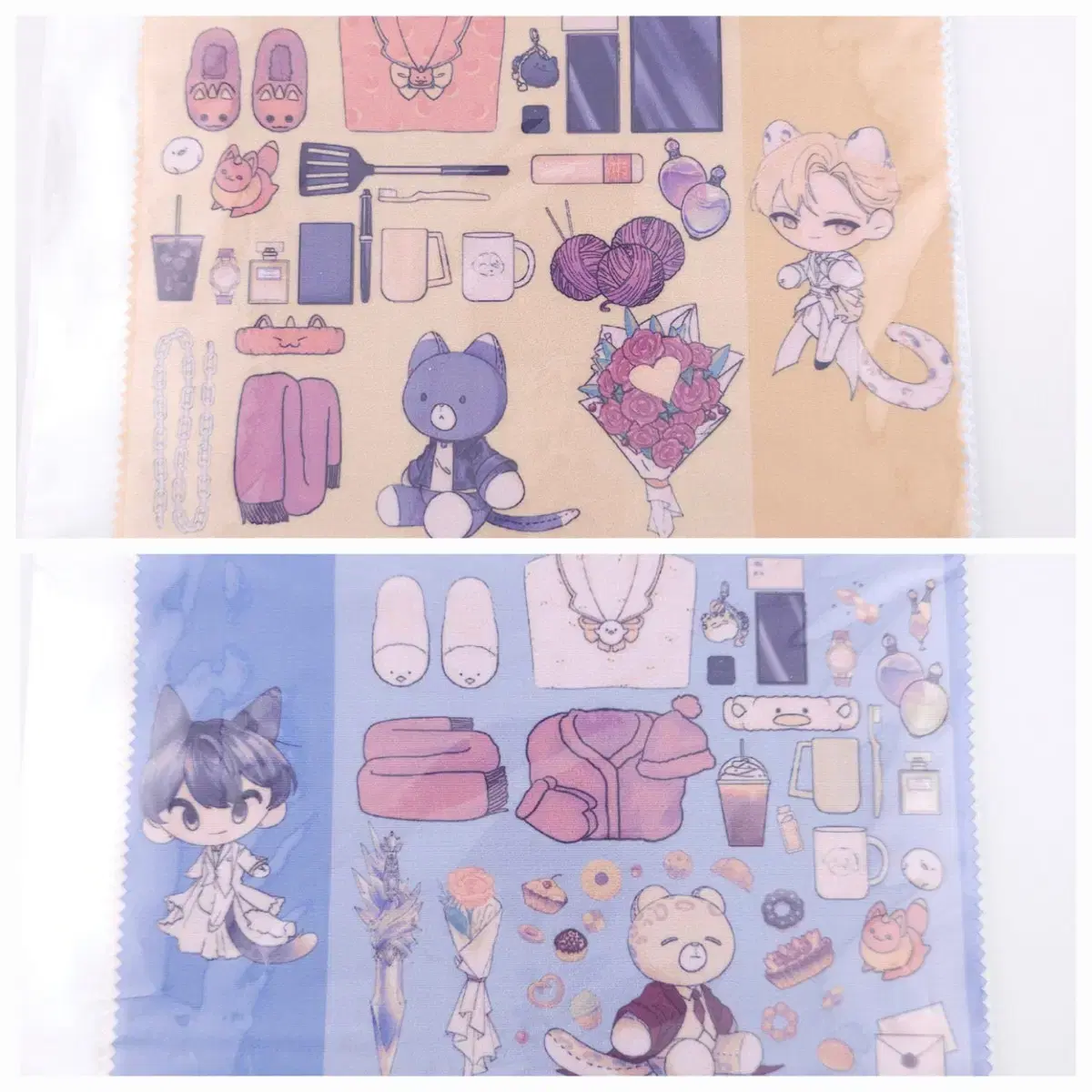 han yujin, glasses cleaner set, unofficial goods of the ones I've raised