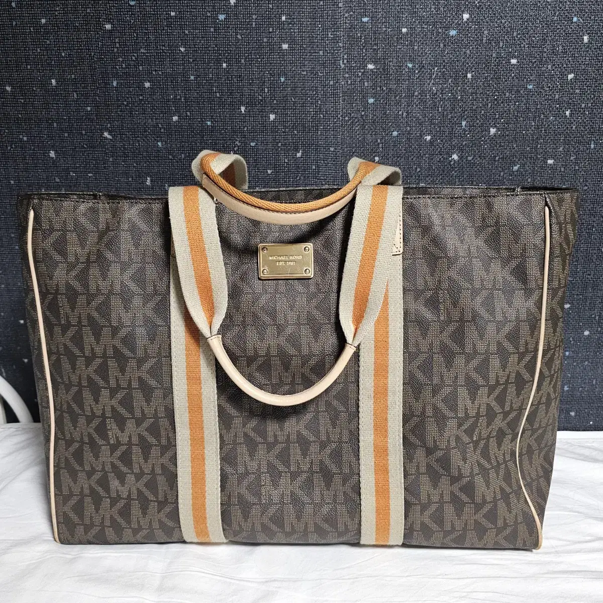 Michael Kors Monogram Big Bag Tote Bag Travel Bag