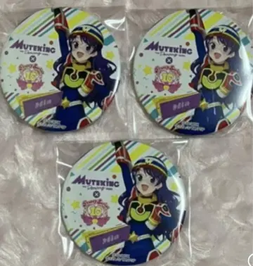 프리파라 프리티 리듬 뮤테킹 캔뱃지 우에하 미아 3점