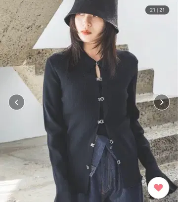 14G 메탈 후크 폴로 가디건