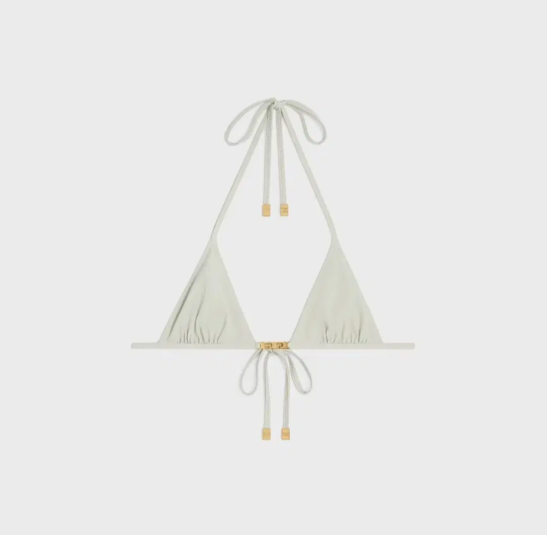 Seline Matte jersey triangle bikini top Luxury bikini