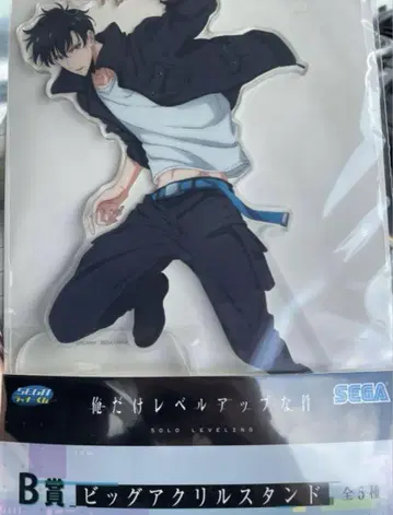 나만 레벨업한 사건 세가 럭키 쿠지 미즈시노 슌 빅 아크릴 스탠드 복권