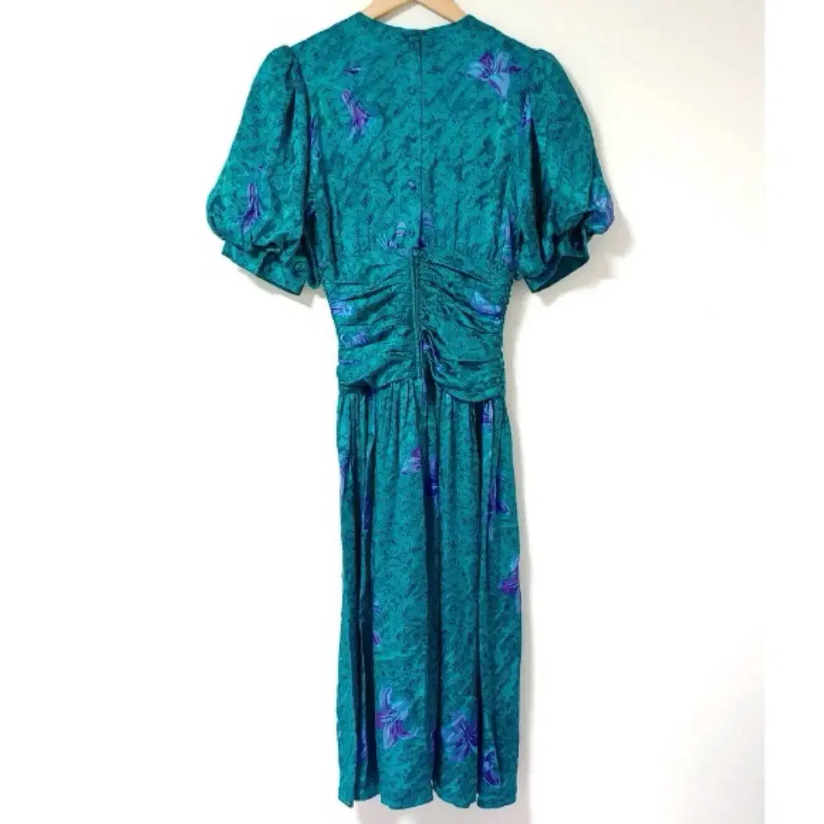 빈티지 80s Maggy London 실크 100% 원피스