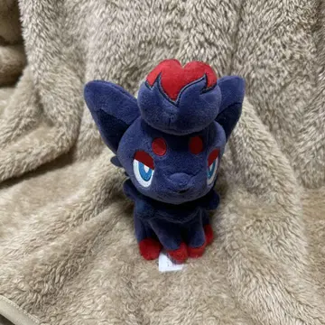 포켓몬 센터 조로아 봉제 인형 약 15cm 블랙과 레드