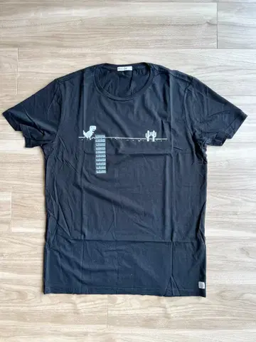 새상품 Google Chrome MARINE LAYER 공룡 티셔츠