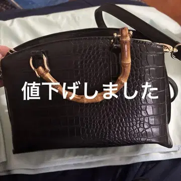 오조크 OZOC 블랙 핸드백