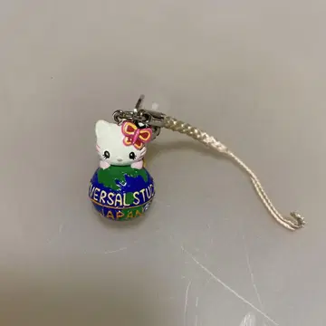 헬로키티 지구본 스트랩 유니버설 스튜디오 재팬 레어