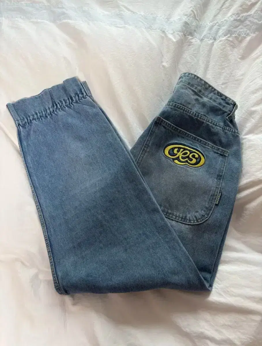 (L) YES I.C. Denim Jogger Pants