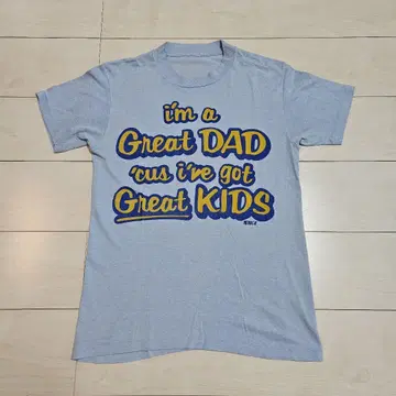 80년대~90년대? 싱글 스티치 Great DAD 티셔츠
