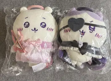 치이카와 (먼작귀) 텐시와 악마 봉제 인형 하치와레 세트
