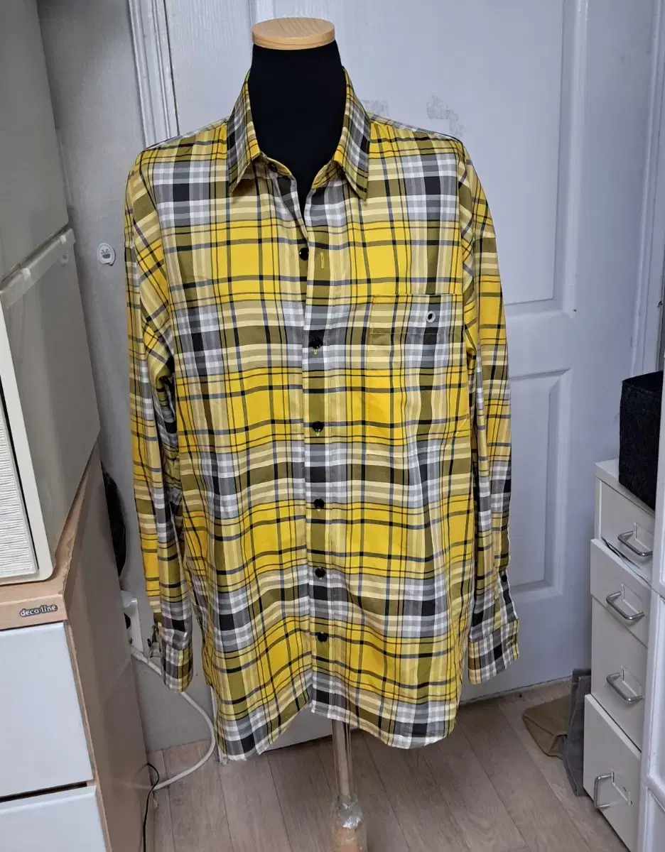 Time Homme Men's Checkered Shirt 95 (unused) 20-year product