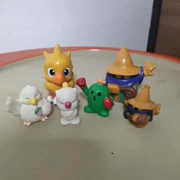 파이널 판타지 피규어 6개 세트 손가락 인형 저금통