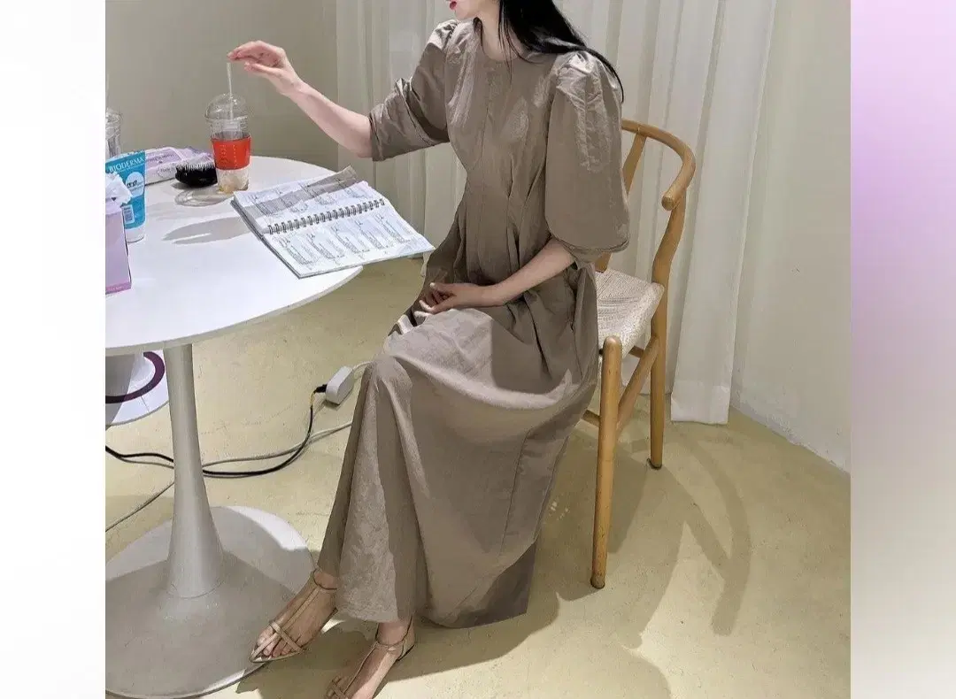 (새상품)어드레스 블랙 롱원피스