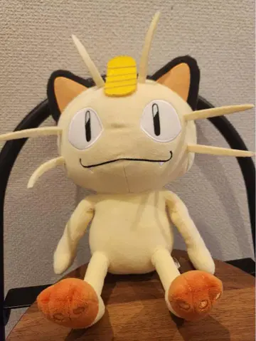 포켓몬스터 나옹(냐스) 봉제 인형 약 30cm