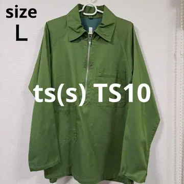 ts(s) TS10 티에스에스 하프 지퍼 셔츠 L 레인보우