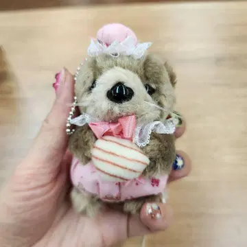 새상품 레트로 봉제 인형 랏코 죽순 쁘띠 블랑드르 공 체인