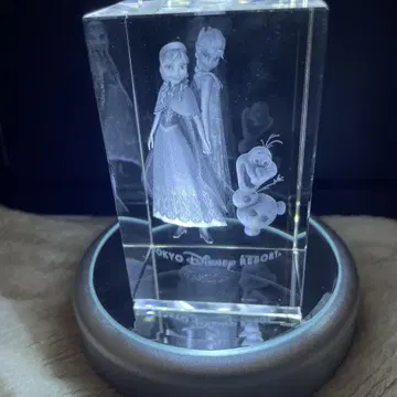 디즈니 리조트 3D 크리스탈 입상 한정 상품