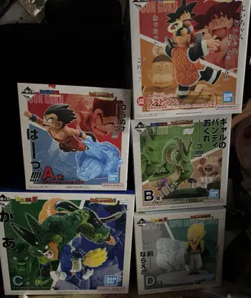 드래곤볼 제일복권 피규어 풀 컴플리트 세트 새상품 5개 세트