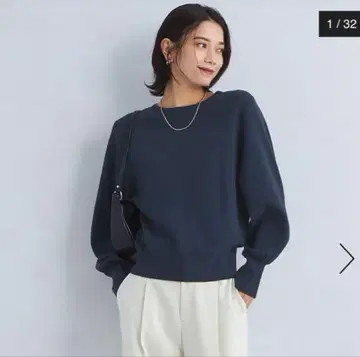 그린 라벨 유나이티드 애로우즈 니트 풀오버