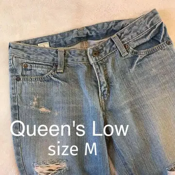 [새상품] 밥슨 Queen's Low 데미지 데님 M