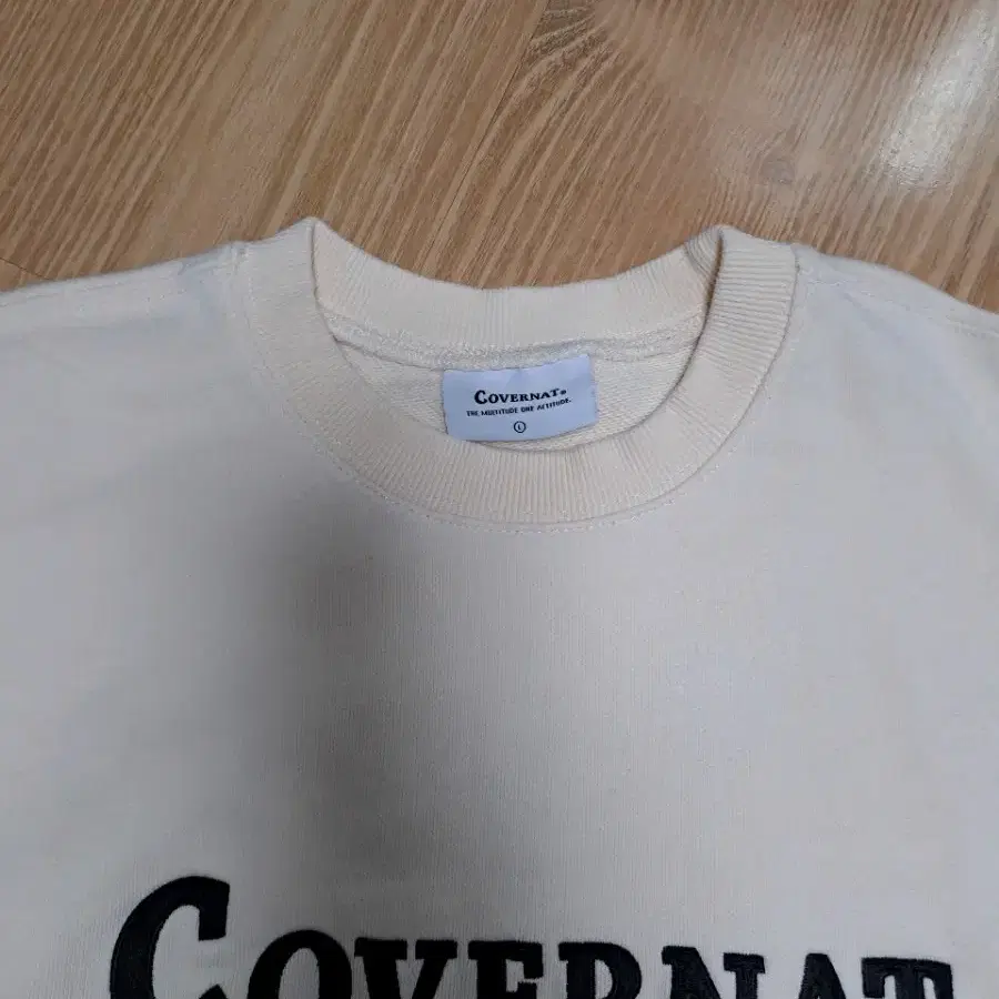 スウェット・トレーナー COVERNAT Small Authentic Logo Man to Man Ivory Covernat Unisex Small Authentic Logo Sweatshirt Blue