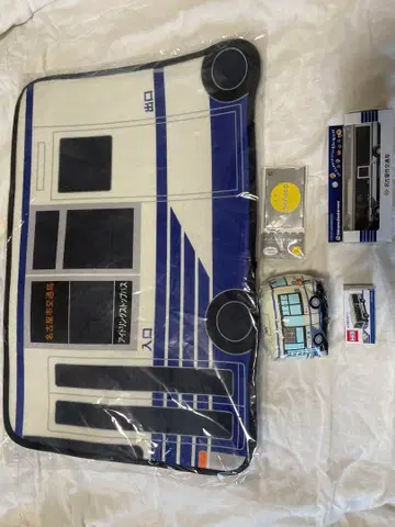 나고야시 교통국 버스 굿즈 일괄 토미카 버스형 발매트 모형 철도 레어