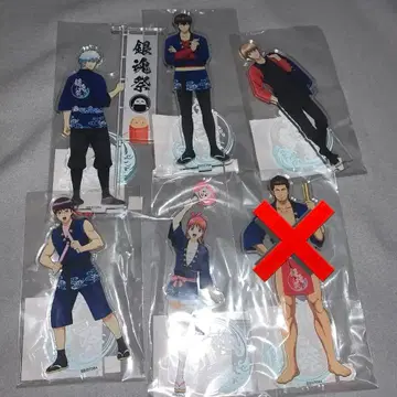 은혼 하나야시키 아크릴 스탠드 5점 묶음 판매