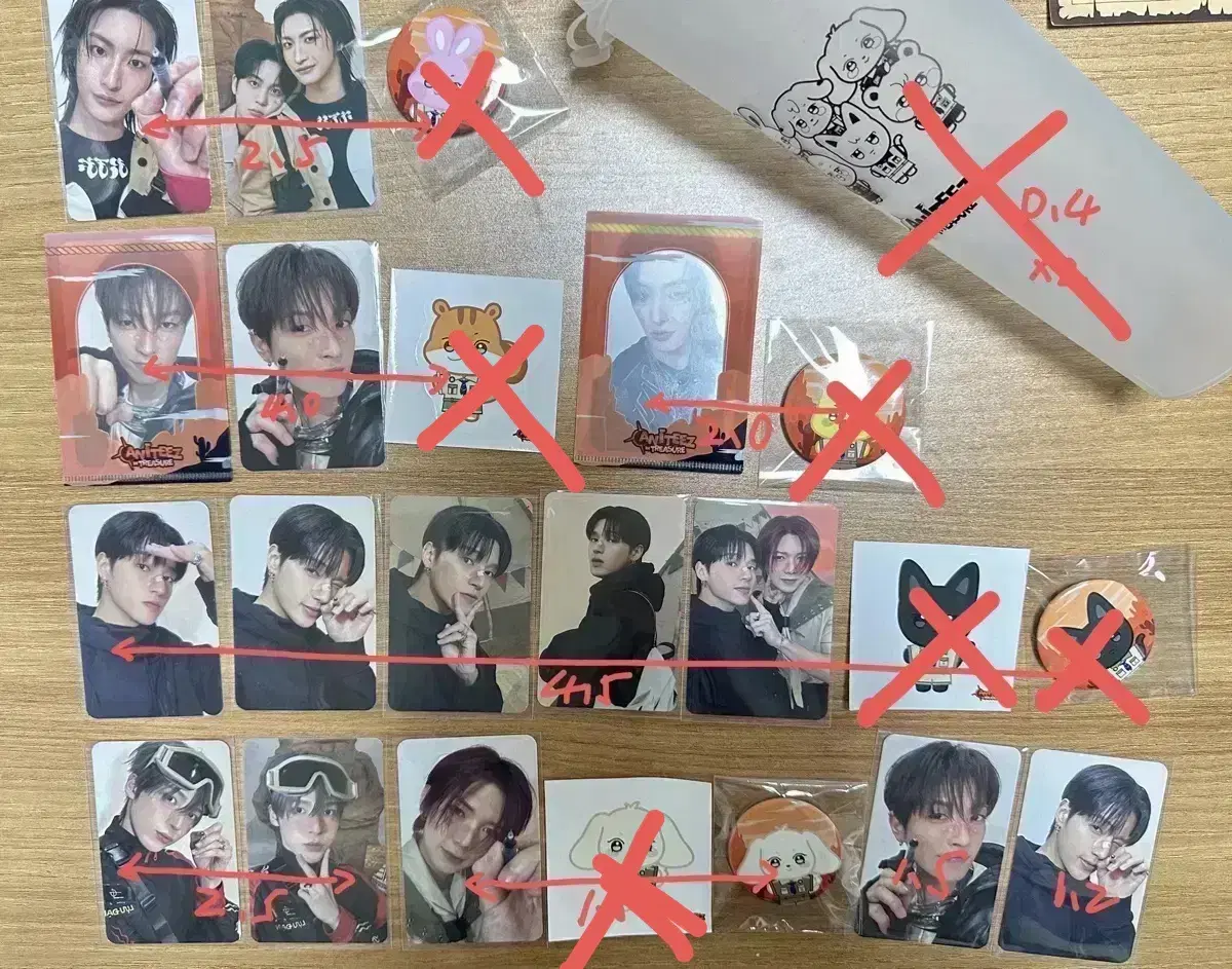 ateez aniteez popup ateez pop up 50,000 won 100,000 won