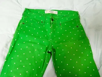 아베크롬비 앤 피치 그린 도트 데님(M)