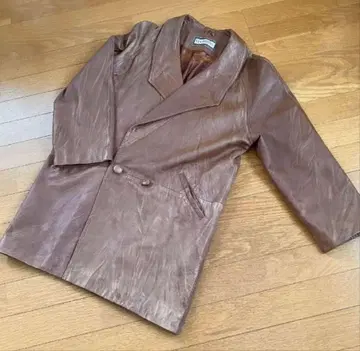 가죽 코트 빈티지 천연 가죽 양가죽 레트로 코트