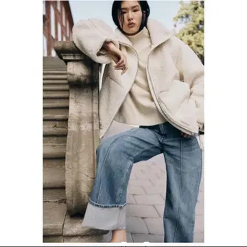 H &M 올해 완판 루즈 테디 자켓