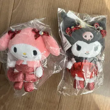 산리오 해피 복권 봉제 인형 참 쿠로미 마이멜로디