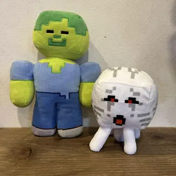 Minecraft 봉제 인형 세트 약 30cm와 약 23cm