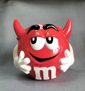 M&M's 레드 데빌[1999년산] 캔디 컨테이너 아메토이