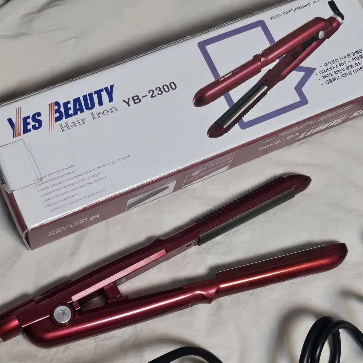 예스뷰티 뿌리볼륨 고데기 YB-2300