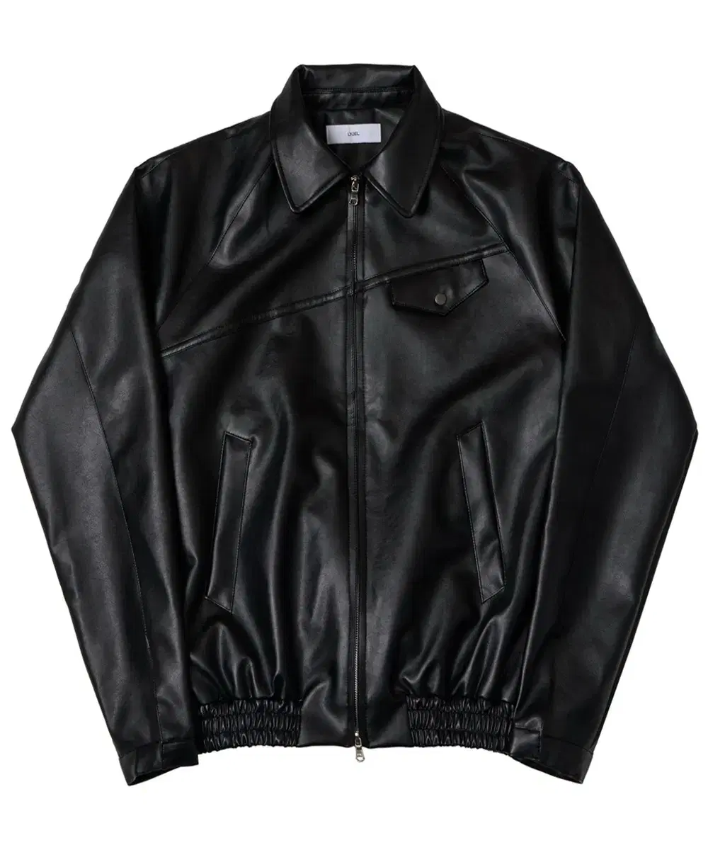 Rigel Service SLANT JOIN LEATHER BOMBER 2