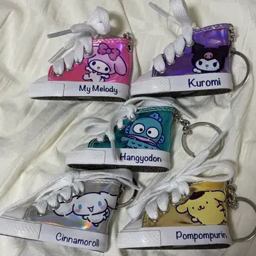 산리오 오로라 신발 키링 5종