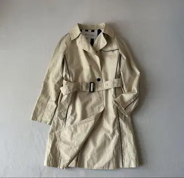 Aquascutum 아쿠아 스큐텀 린넨 100% 코트
