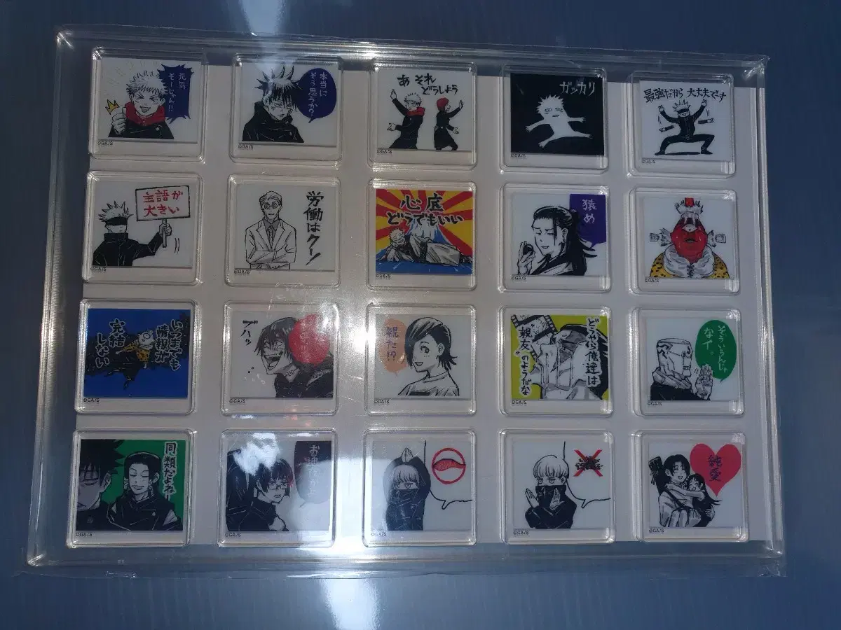 Zuu Spinning Mini acrylic Set ㅅㅊㅇ Gojo Sukuna Megumi