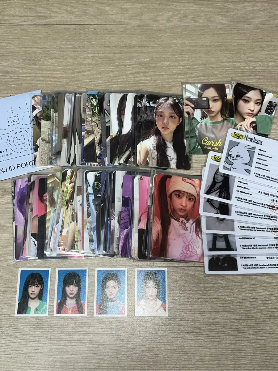 [덤폭] 뉴진스 NJZ 포카 일괄 해린 68장