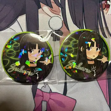 안와 스바루 애니버스 캔뱃지 홀로그램 75mm