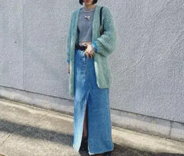 DRIES VAN NOTEN 드리스 데님 스커트 사이즈 36