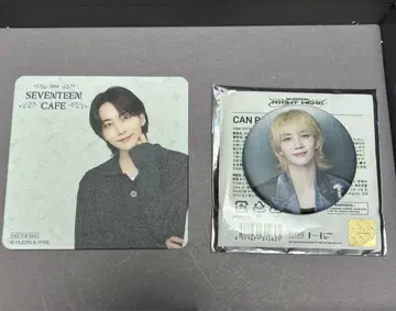 세븐틴 카페 2024 코스터 캔뱃지정한