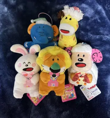 먹는 동물 봉제 인형 마스코트 토끼 라이온 코끼리 기린 양