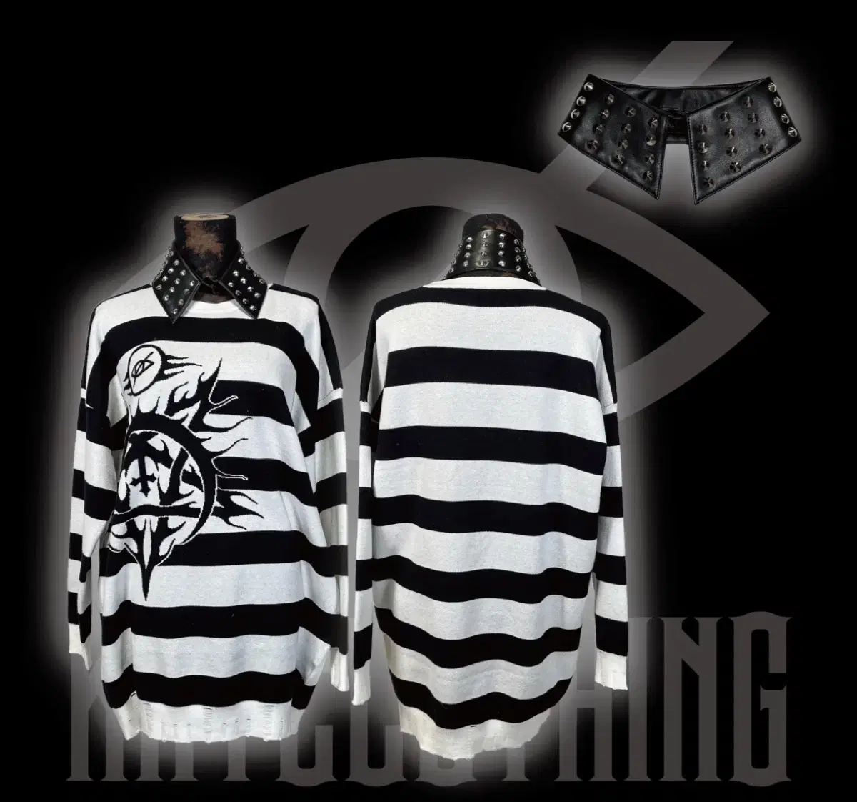 kry clothing 니트 지뢰계양산형서브컬쳐