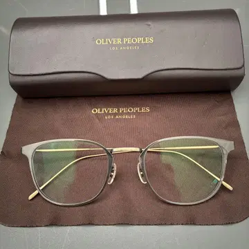 OLIVER PEOPLES 안경 그레이/골드