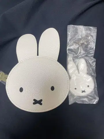 미피 파우치 코인 케이스 실리콘 키링 2개 세트