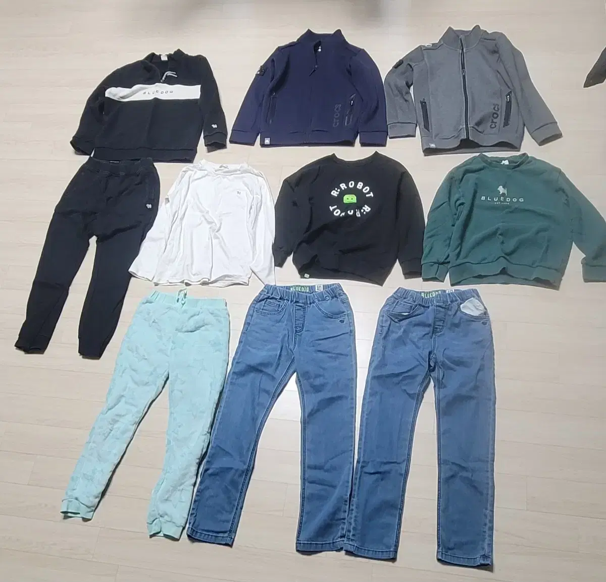 Long-sleeved shirt / pants for boys -  Size 140-145