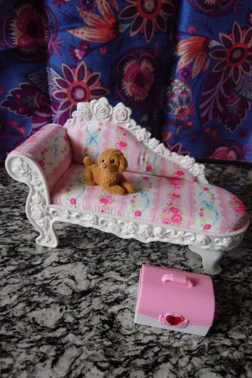 리카짱 공주 가구 시리즈 소파 & 푸딩 덤으로 보물 상자 포함